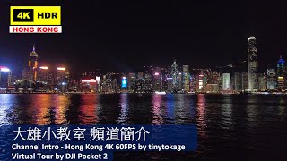 【頻道資訊】大雄小教室 頻道簡介 | Channel Intro - Hong Kong 4K 60FPS by tinytokage | DJI Pocket 2 | 2022.04.12