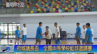 府城議長盃 79隊1500人 全國中等學校籃球邀請賽