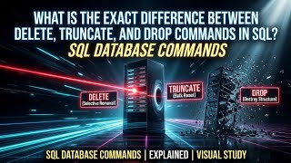 DELETE vs TRUNCATE vs DROP in SQL Explained Step by Step | Computer Science