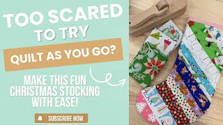 Make A Christmas Stocking With Scrap Fabric