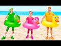 Funny stories for kids about beach and pool toys