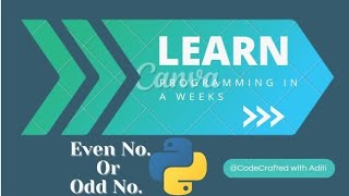 "Python Tutorial: Checking Even or Odd Numbers with Input | Beginner's Guide"