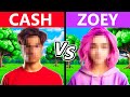 REALISTIC CASH vs REALISTIC ZOEY in Minecraft!