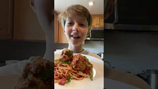 Spaghetti And Meatballs! #shorts #fyp #viral #cooking #food #chef #recipe #trending  #pasta #italian
