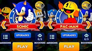 Sonic Dash SONIC VS PAC-MAN Android iPad iOS Gameplay HD
