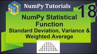 Machine Learning Tutorial Python NumPy : 18. Statistical Functions | Standard Deviation & Variance