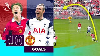 10 BEST Manchester United vs Tottenham Hotspur Goals | Premier League