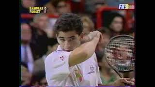 Paris indoor 1991 F Forget vs Sampras