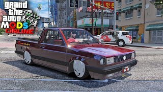 GTA V : ROLE E FUGA - FUGA COM A SAVEIRO DO DANILO CRESPO ! - #46