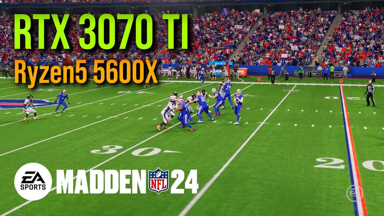 EA SPORTS Madden NFL 24 Benchmark | RTX 3070 TI + Ryzen5 5600X - YouTube