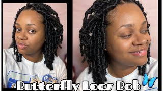 EASY INSTALL CROCHET BUTTERFLY LOCS NO CORNROWS, NO WRAPPING | TOYOTRESS