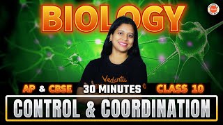 Control \u0026 Coordination in 30 Mins | AP \u0026 CBSE | Quick Revision | Biology | Sunaina Ma’am 📚