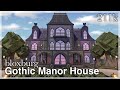 Bloxburg - Gothic Manor House Speedbuild 👻 (exterior)