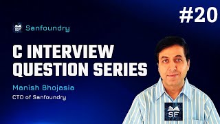 C Interview Question 20 | Sanfoundry
