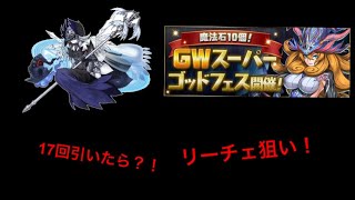 【パズドラ】スーパーゴッドフェス（Part2）17回引いたら？！