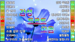 감성 트로트 모음 KPOP (TROT) PLAYLIST 💠 ( 꽃길.상사화.여인의 눈물.회룡포.바람길)