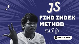 Find index method in tamil | Javascript find index method tutorial in tamil #creativecodeofficial