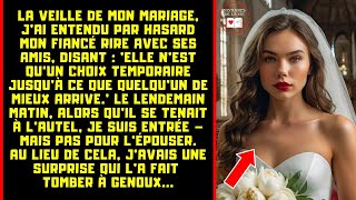 LE JOUR DU MARIAGE, LA MARIÉE ENTEND LA TRAHISON DU MARIÉ ET RETOURNE À LA CÉRÉMONIE AVEC LA VENGE..