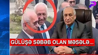 ŞƏHİD DƏFNİNDƏ GÜLƏN İŞ ADAMI: \