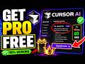 How To Get Cursor AI Pro For FREE （100% Working）