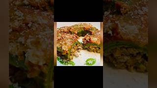 Crepe Cannelloni With Spinach, Cannelloni di crepes verdi #shorts #food