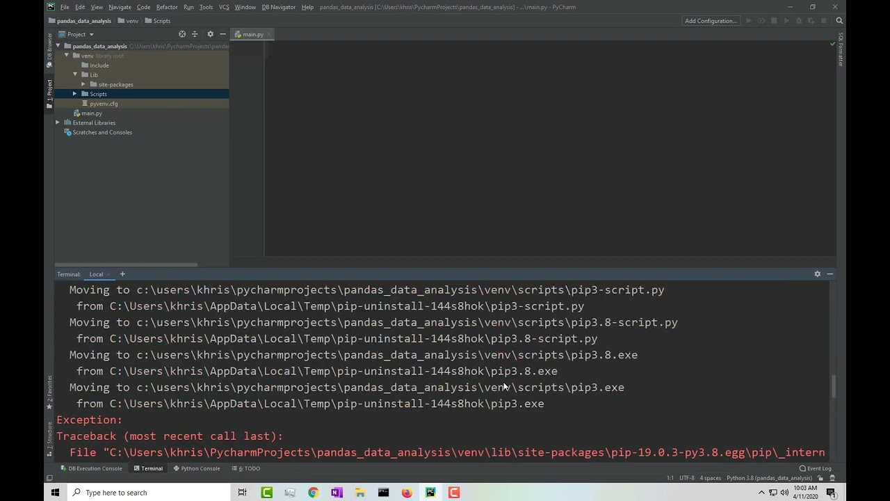 Python & Pandas Tutorial | PyCharm IDE And Pandas Install (2022) - YouTube