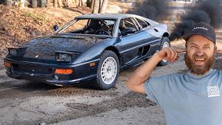 Twin Turbo Diesel Ferrari Makes Boost! Custom Exhaust