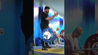 Antonino Pizzolato 🇮🇹 170kg / 375lbs Snatch Slow Motion 🤌 #weightlifting