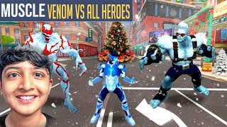 Muscle White Skin Venom Aur All Heroes | Spider Fighter 3 New Gameplay | New Update