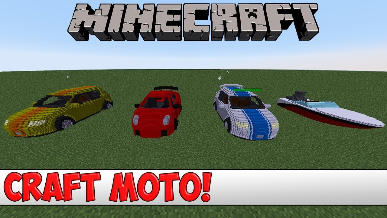 Minecraft Plugin Tutorial Craft Moto Youtube