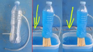 How to Make - Non stop water pump without electricity using waste plastic bottle at home | #Volcano