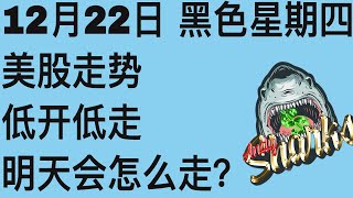 12月22日 低开杀跌 黑四 明天怎么走