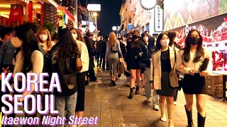 [4K] 🔥Friday night walking tour of a hot club in Itaewon, Seoul