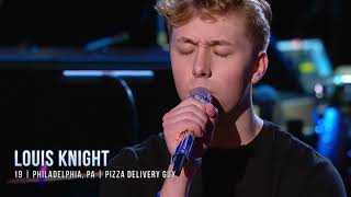 Louis Knight, Lewis Capaldi "Hold me while you wait" Emotional Solo Performance | Hollywood Week 2