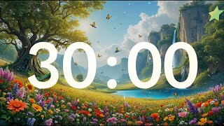 30 Minute Spring Timer with Relaxing Music ⏰