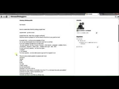 how to create slam book using google form how to create slam book using google form