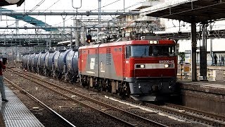 2019/05/22 JR Freight: Empty Oil Tank Cars by EH500-42 at Omiya