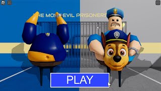 WHO STOLE CHASE'S HEAD? CHASE HAS LOST HIS HEAD in BARRY'S PRISON RUN! (#Roblox)