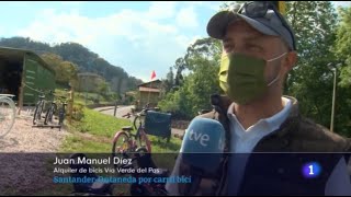 Reportaje Vía Verde del Pas -  Carril bici en Cantabria