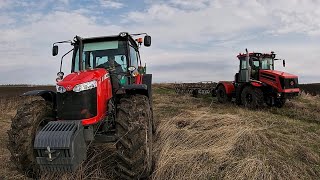 НАКОНЕЦ ЭТО СЛУЧИЛОСЬ! ДВА КРАСНЫХ ТРАКТОРА В ПОЛЕ