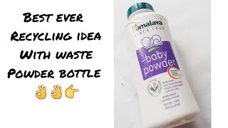 Best and easy idea to recycle the talcum powder bottle| Best out of waste |AnyBody Can Do It|