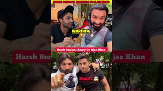 Harsh Beniwal Warning To Ajaz khan 😱 - Harsh beniwal vs ajaz khan #shorts