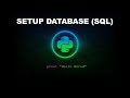 Database Setup - Python Programming