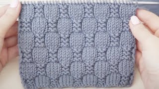 Pretty Knitting Stitch Pattern for Gent's Sweaters And Cardigans