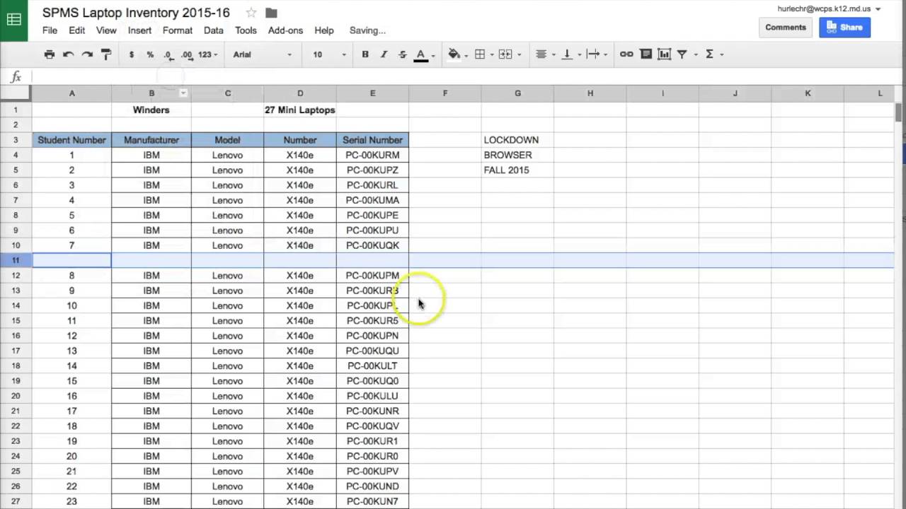 Google Sheets Basics II - YouTube