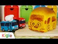 Truk Pengangkut Mobil Mainan Untuk Anak-anak | Roti Mobil Pelangi | KigleTV Indonesia