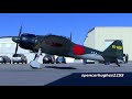 A6M5 Zero Engine Start-Up & Flight