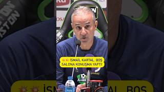 💥💥💥 Fenerbahçe Teknik Direktörü İsmail Kartal, boş salona konuşma yaptı!