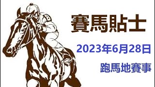 賽馬貼士  跑馬地賽事 (2023年6月28日)