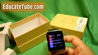 zgpax s29 smart watch phone unboxing and review